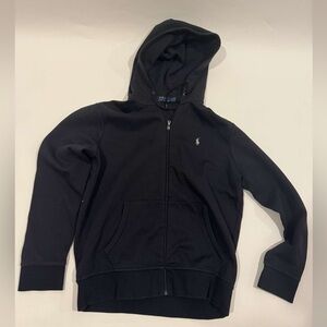 Polo by Ralph Lauren Black Zip-Up Hoodie